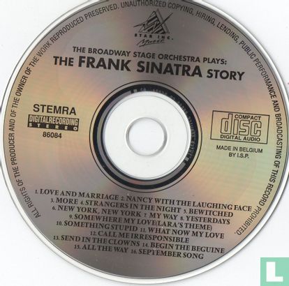 The Broadway Stage Orchester Plays: The Frank Sinatra Story - Afbeelding 3