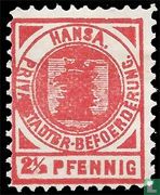 Wapenschild Stettin met inschrift Hansa - Afbeelding 1