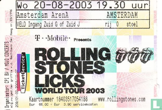 2003-08-20 The Rolling Stones: Licks World Tour