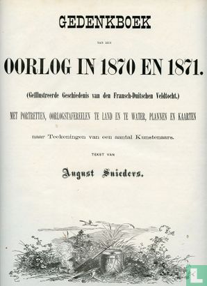 Gedenkboek van den oorlog in 1870 en 1871   - Bild 1