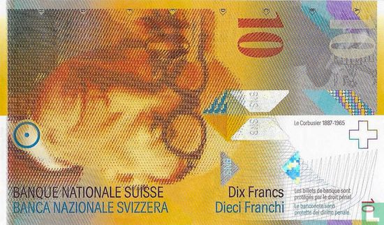 Suisse 10 Francs 2013 - évolution P67F (1) - Image 1