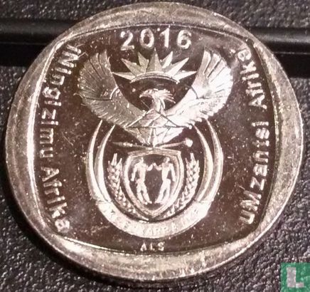 Zuid-Afrika 1 rand 2016 - Afbeelding 1