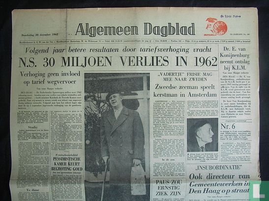 Algemeen Dagblad 196 - Afbeelding 1