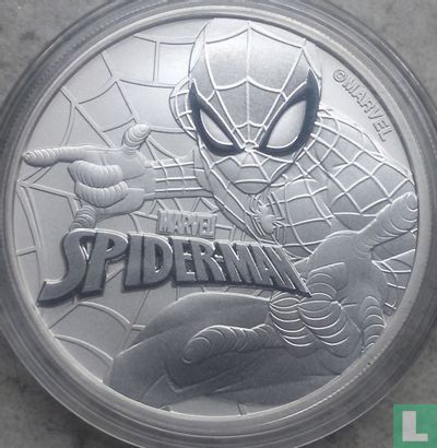 Tuvalu 1 dollar 2017 (kleurloos) "Spider - Man" - Afbeelding 2