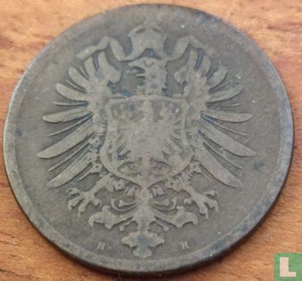 German Empire 2 pfennig 1875 (H) - Image 2