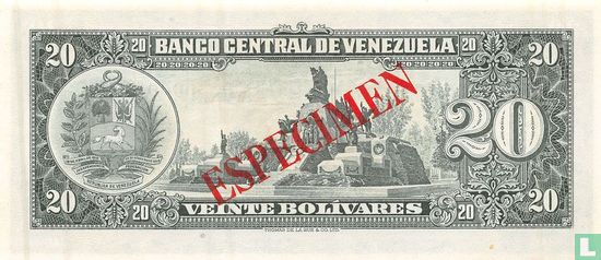 Venezuela 20 Bolivares - Bild 2