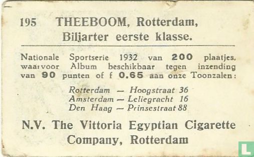 Theeboom, Rotterdam, Biljarter eerste klasse - Image 2