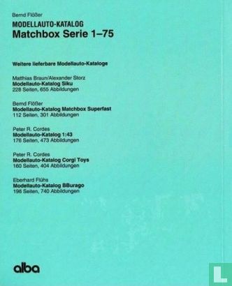 Modellauto Katalog Matchbox Serie 1-75  - Image 2