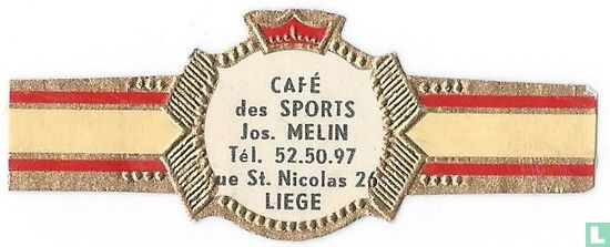 Der Sport Café Jos. Melin Tel. 52.50.97 Rue St. Nicolas 26 Lüttich - Bild 1