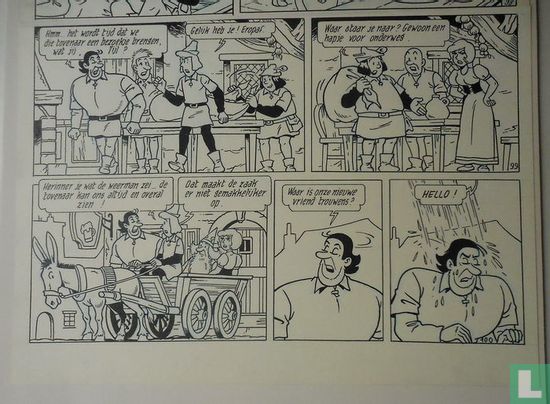 DAS, Edward-original page (p. 25)-the miraculous journeys of Jerom 29-the revenge of Tijl-(1988) - Image 3