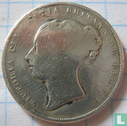 Royaume-Uni 1 shilling 1855 - Image 2