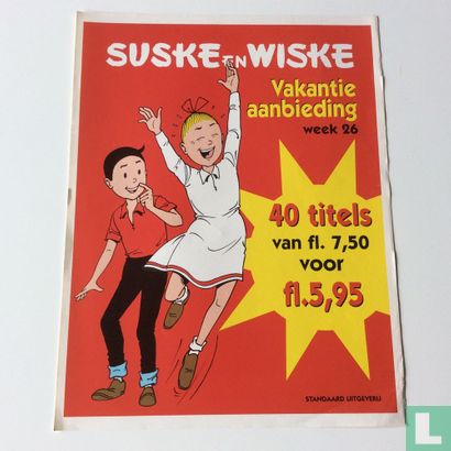 Suske en Wiske Vakantie aanbieding - Image 1