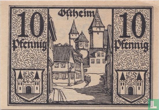 Ostheim vd Rhön 10 pfennig 1918 - Afbeelding 2