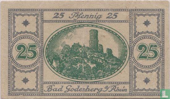 Bad Godesberg am Rhein 25 Pfennig 1920 - Afbeelding 2