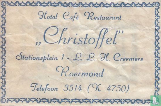 Hotel Café Restaurant "Christoffel" - Image 1