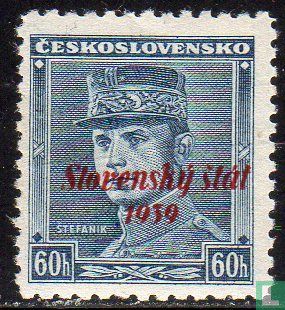 Postage stamps with overprint  - Image 1