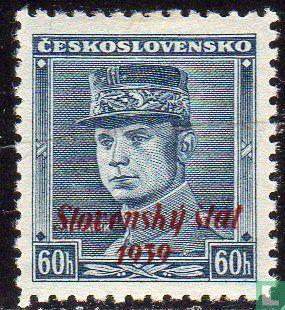 Postage stamps with overprint  - Image 2