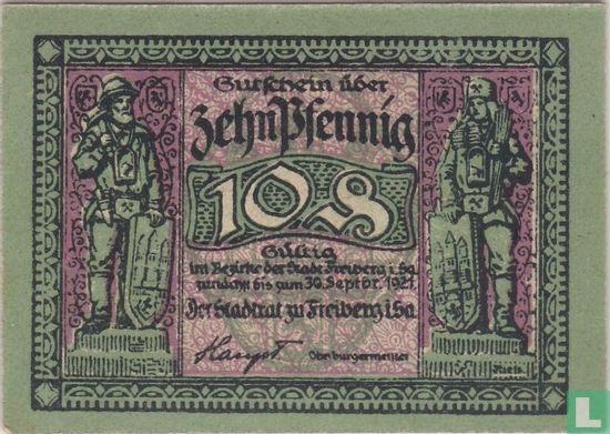 Freiberg, Stadt - 10 Pfennig 1921 - Bild 1