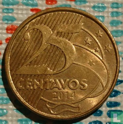 Brazilië 25 centavos 2014 - Afbeelding 1
