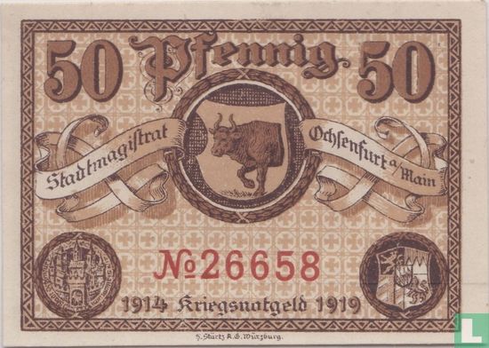 Ochsenfurt am Main 50 pfennig 1914 - Image 1