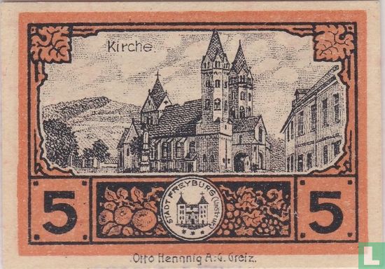 Freyburg an der Unstrut Stadt - 5 Pfennig 1920 - Bild 1