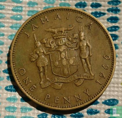 Jamaïque 1 penny 1966 - Image 1