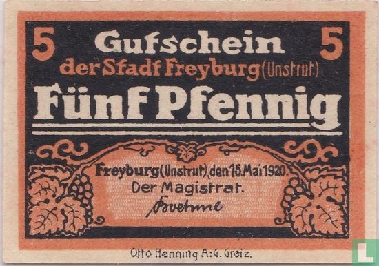 Freyburg a. Unstrut Stadt - 5 pfennig 1920 - Image 2