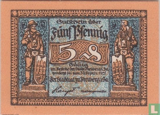 Freiberg, City - 5 Pfennig 1921 - Image 1