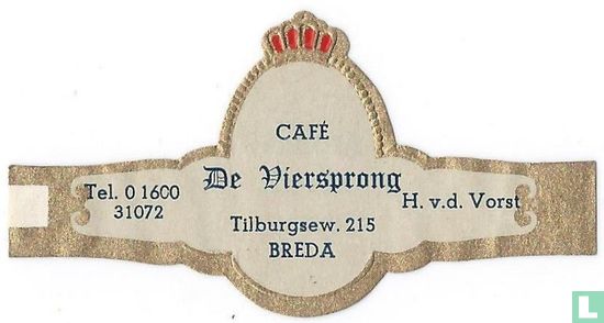 CAFÉ De Viersprong Tilburgsew. 215 BREDA - Tel. 0 1600 31072 - H. v.d. Vorst - Image 1