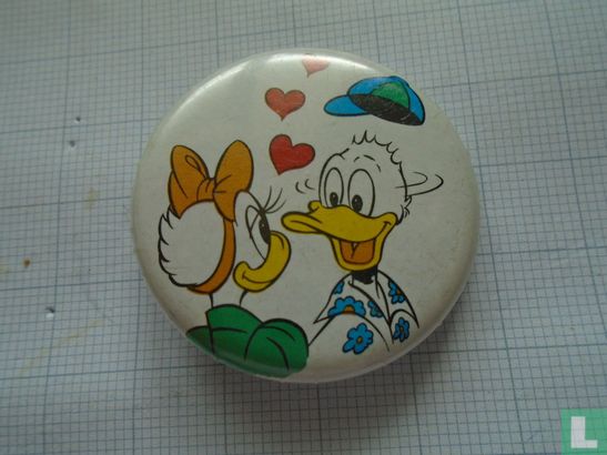 Katrien Duck en Donald Duck (verliefd)