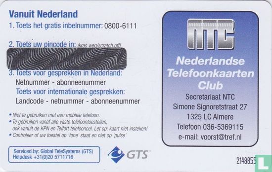 Nederlandse Telefoonkaarten Club 2000 - Afbeelding 2