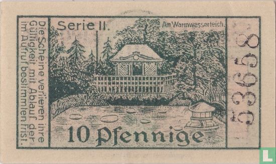 Liegnitz Stadt 10 pfennig 1920 - Afbeelding 2