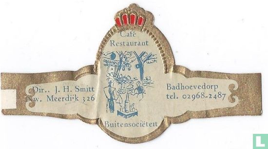 Café Restaurant Buitensociëteit - Dhr J.H. Smitt Nwe. Meerdijk 326 - Badhoevedorp Tel 02968-2487 - Image 1