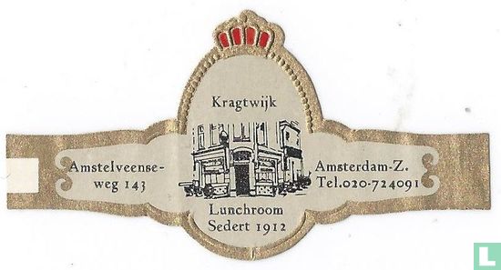 Kragtwijk Lunchroom Sedert 1912 - Amstelveenseweg 143 - Amsterdam-Z. Tel.020-714091 - Afbeelding 1