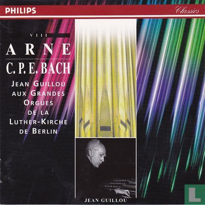 Arne - C.P.E. Bach    Concertos for Organ - Afbeelding 1