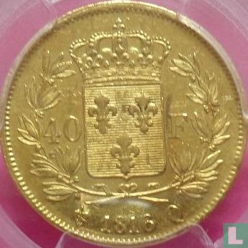 France 40 francs 1816 (Q) - Image 1