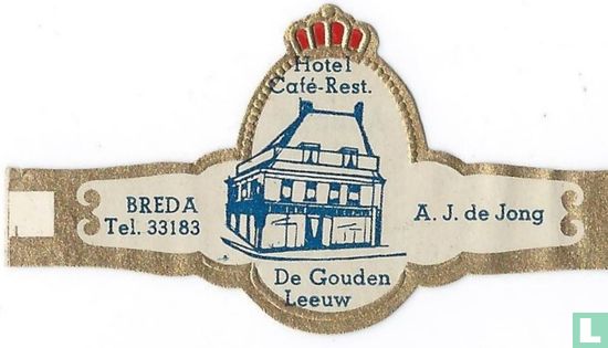 Hotel Café-Rest De Gouden Leeuw - BREDA Tel. 33183 - A.J. de Jong - Image 1