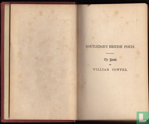 The poetical works of William Cowper - Afbeelding 2