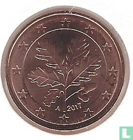 Germany 5 cent 2017 (A) - Image 1