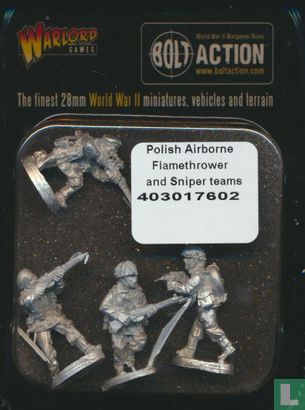 Polish Airborne Flamethrower and Sniper teams