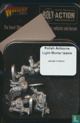 Teams polnische Airborne Leichtmörtel