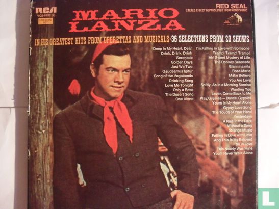 Mario Lanza in his Greatest Hits from Operettas and Musicals - Bild 1