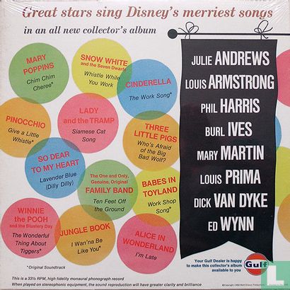Walt Disney's Merriest Songs - Afbeelding 2