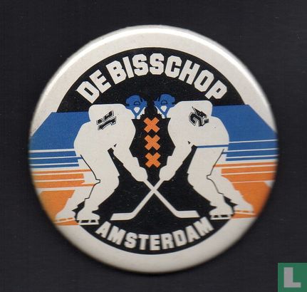 Hockey sur glace Amsterdam : De Bisschop button