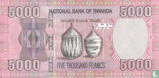 Rwanda 5000 Francs 2014 - Image 2