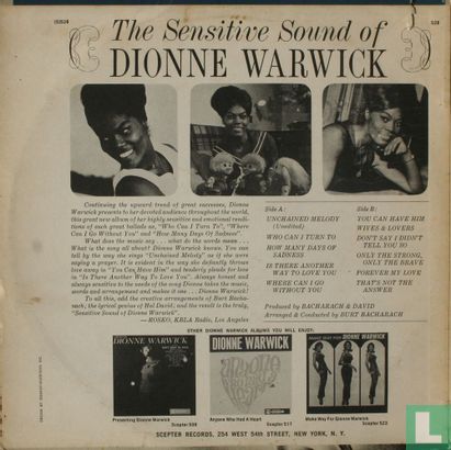 The Sensitive Sound of Dionne Warwick - Afbeelding 2