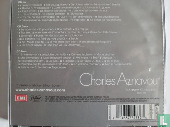 Platinium collection Charles Aznavour - Bild 2
