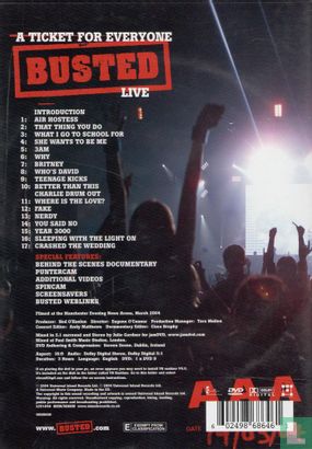 Busted Live: A Ticket For Everyone - Afbeelding 2