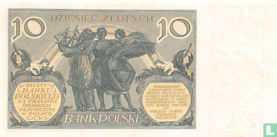 Pologne 10 Zlotych 1926 - Image 1