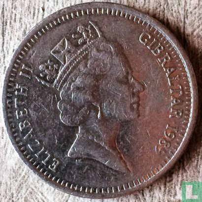 Gibraltar 10 pence 1989 (AD) - Image 1